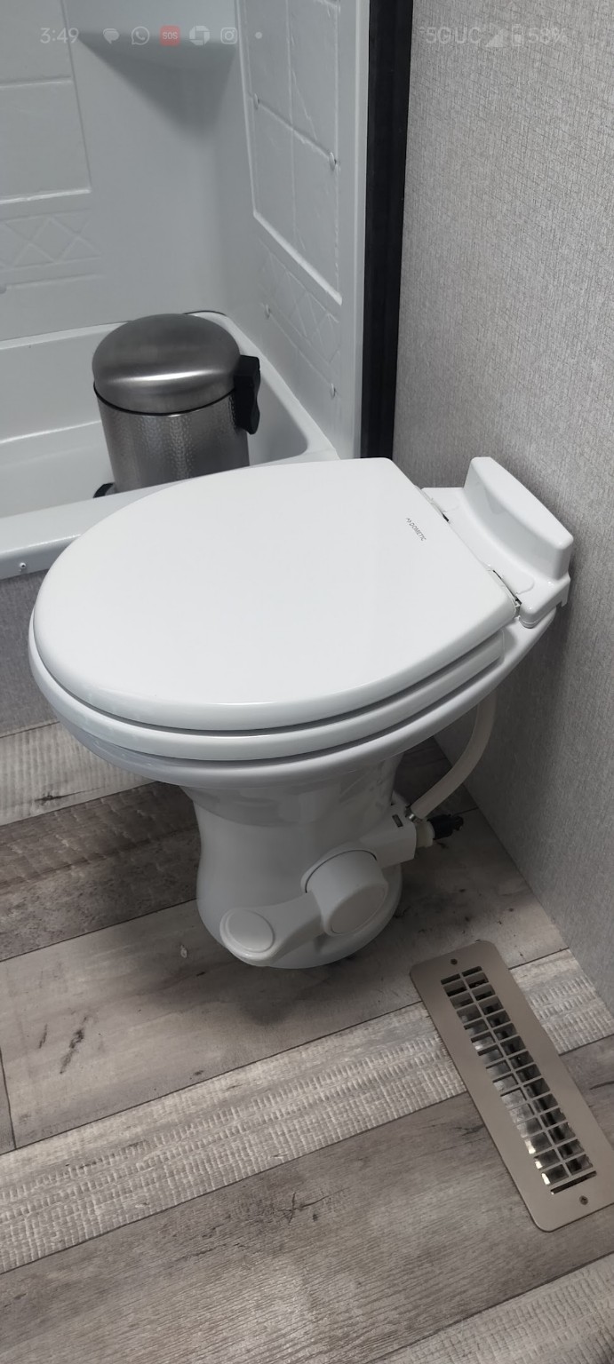 RV toilet replacement